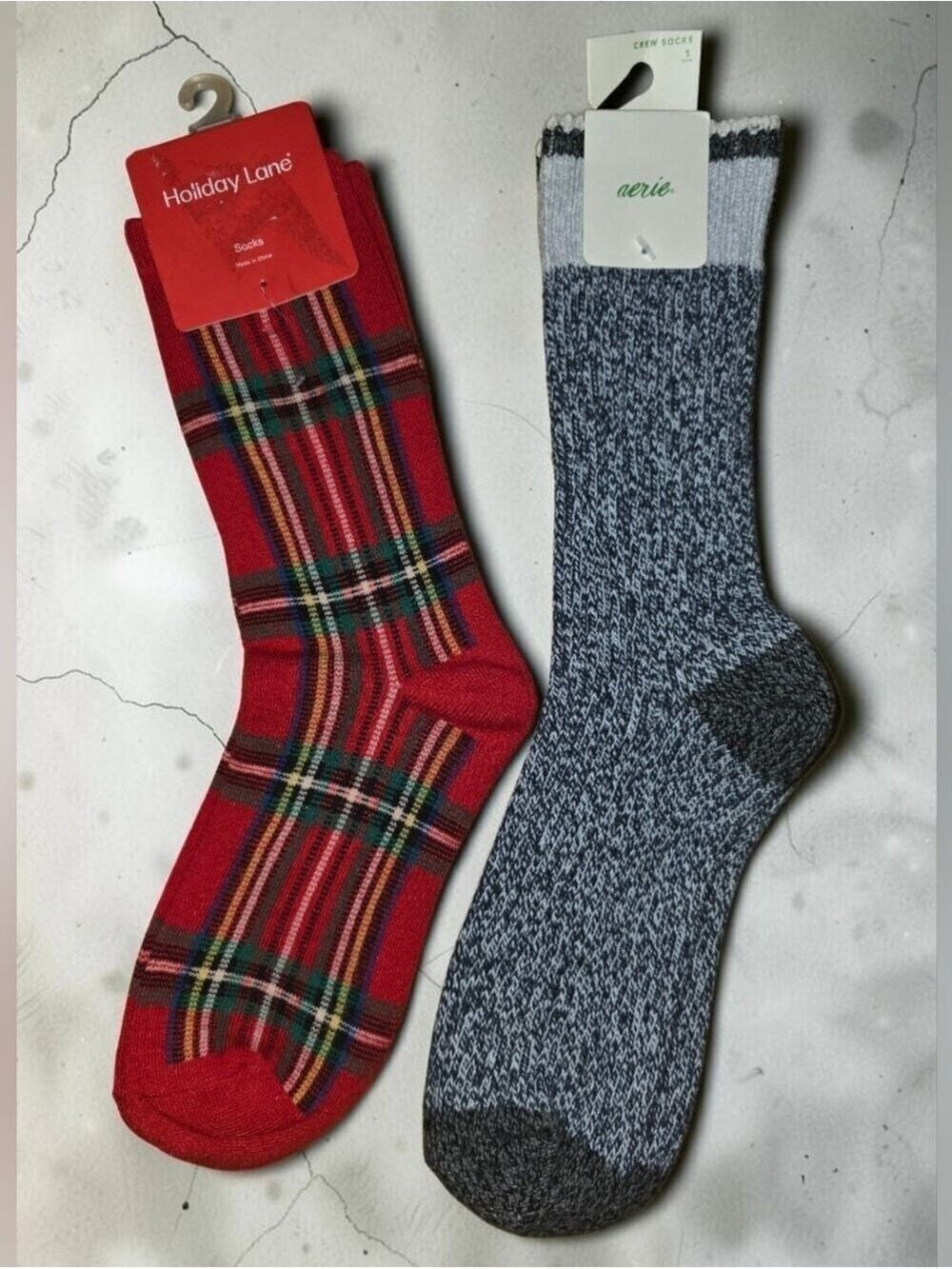 Aries Holiday Lane Crew Socks 2 Pack #SOK10